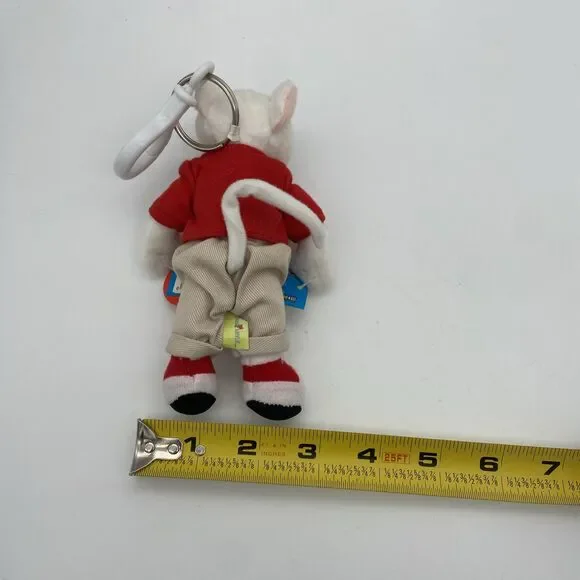 Rare Vintage Stuart Little Mouse Zipper Pull Plush Works Talks NWT Child Toy - Picture 7 of 10